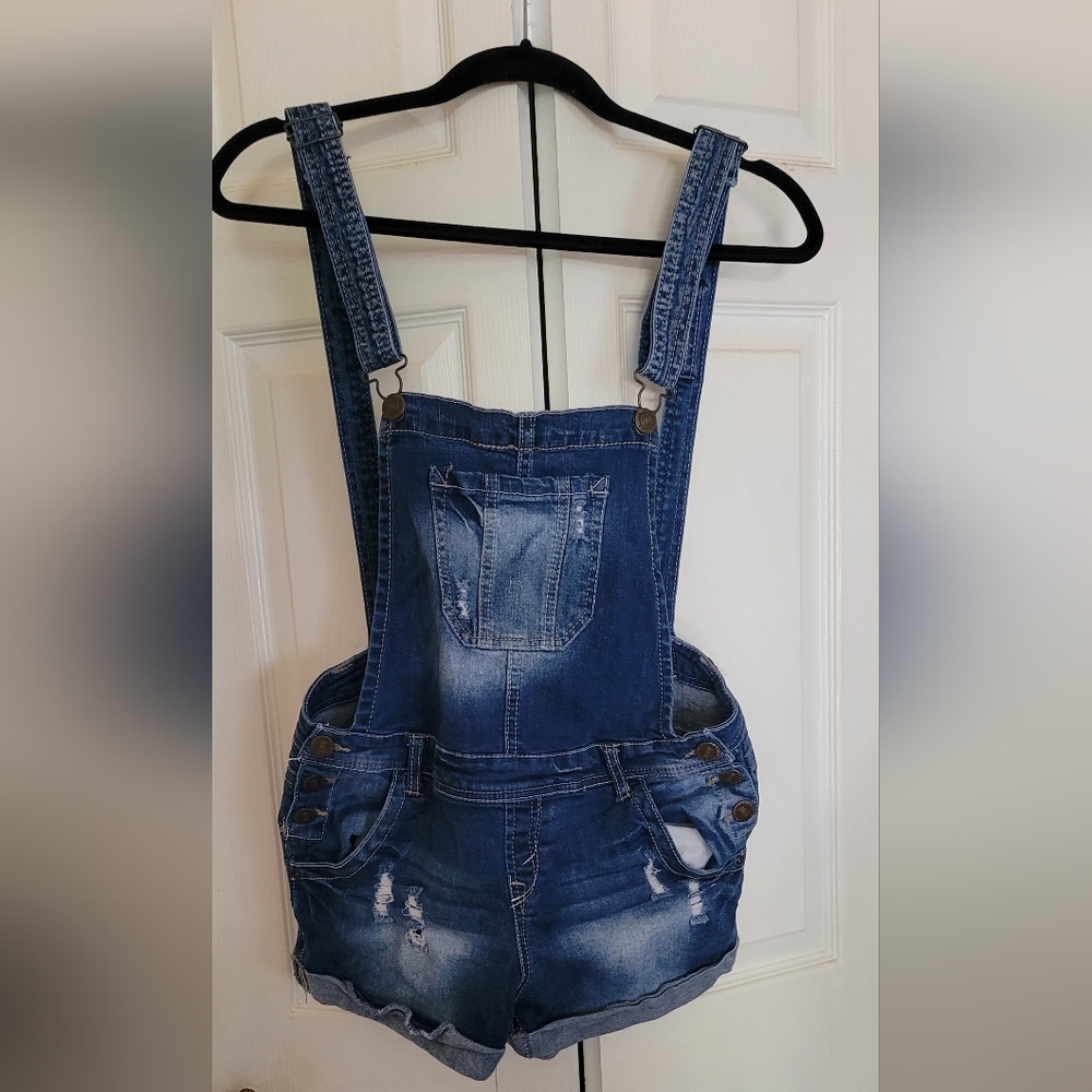 #16 Denim Blue Women's Overalls